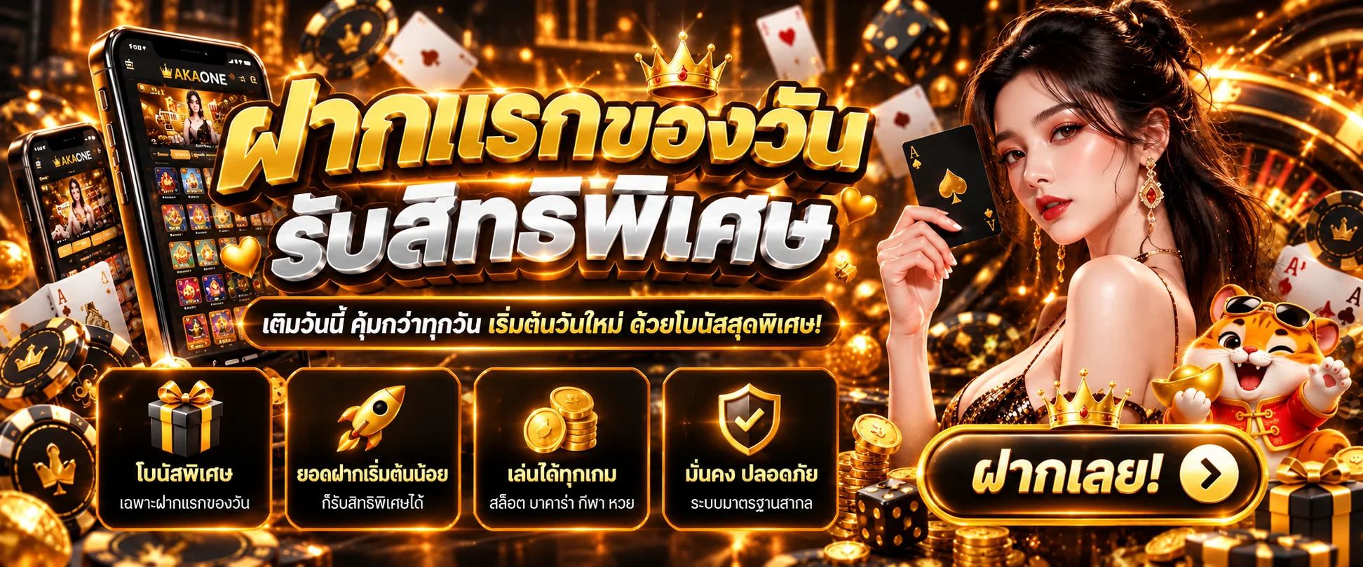 AKAONE เว็บตรง คาสิโนออนไลน์ ฝากถอนออโต้